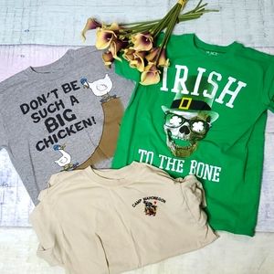 Kid's Mixed Brand Bundle of 3 Tshirts